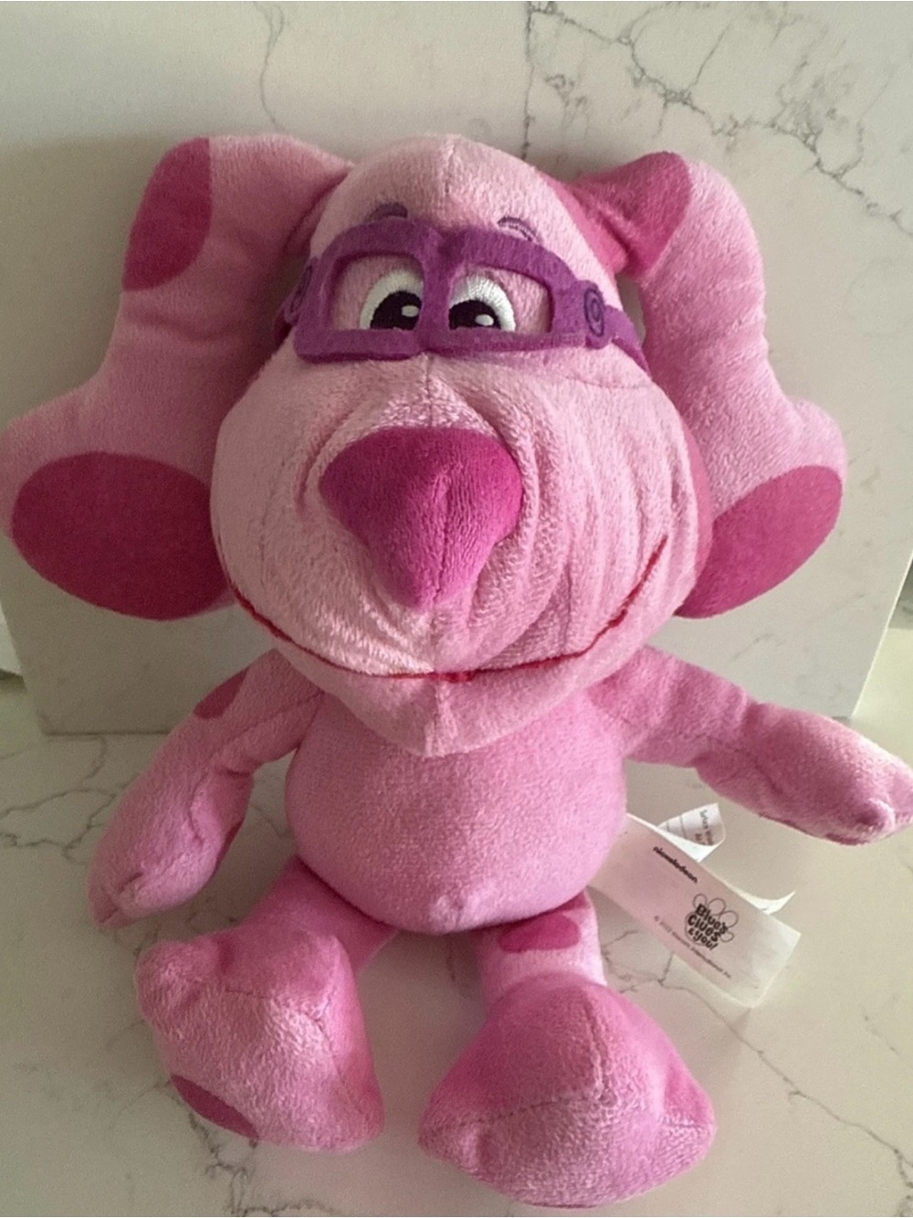 2022 Blue's Clue's Magenta Dog Just Play Nickelodeon Plush Toy 11"